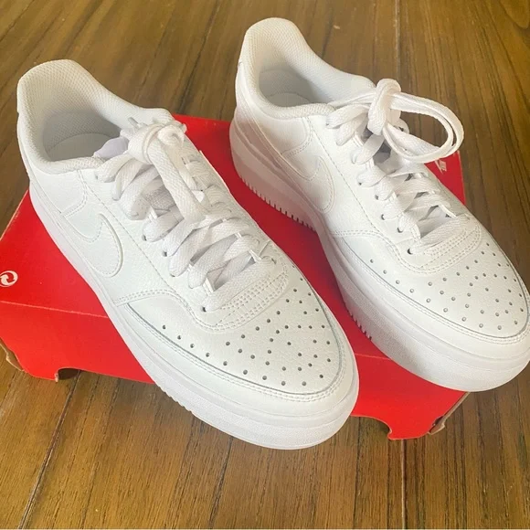 Nike Court Vision Alta LTR white sneakers - Picture 7 of 9